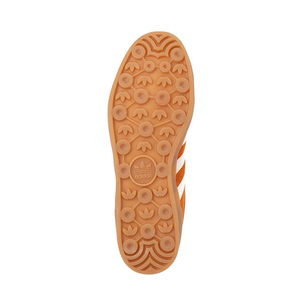 alternate view Mens adidas Gazelle Indoor Athletic Shoe - Orange / Off White / Gold MetallicALT3