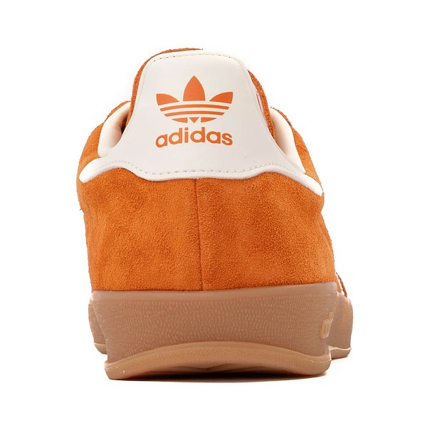 alternate view Mens adidas Gazelle Indoor Athletic Shoe - Orange / Off White / Gold MetallicALT4