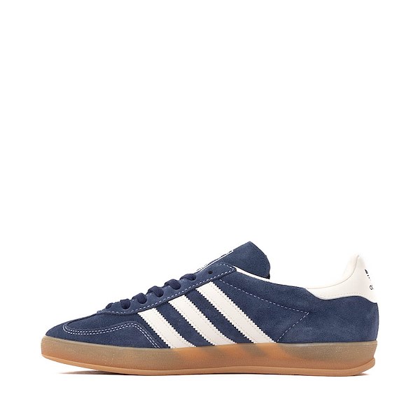 alternate view Mens adidas Gazelle Indoor Athletic Shoe - Night Indigo / Off White / Gold MetallicALT1