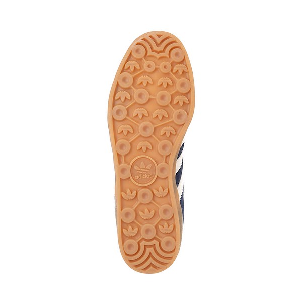 alternate view Mens adidas Gazelle Indoor Athletic Shoe - Night Indigo / Off White / Gold MetallicALT3