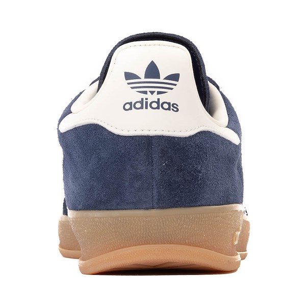 alternate view Mens adidas Gazelle Indoor Athletic Shoe - Night Indigo / Off White / Gold MetallicALT4