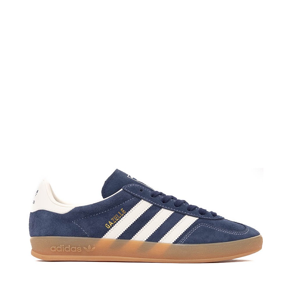 Mens adidas Gazelle Indoor Athletic Shoe - Night Indigo / Off White / Gold Metallic