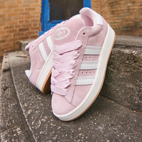 alternate view Womens adidas Campus '00s Athletic Shoe - Clear Pink / WhiteHERO