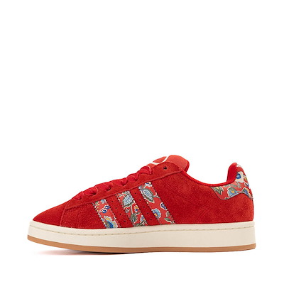 Womens adidas x Liberty London Campus '00s Athletic Shoe - Semi Lucid Red /  Cream White / Gold Metallic | Journeys