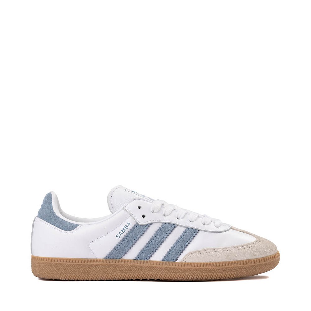 Womens adidas Samba OG Athletic Shoe - White / Alumina / Ash Blue