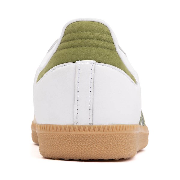 alternate view Womens adidas Samba OG Athletic Shoe - White / Tech Olive / GumALT4