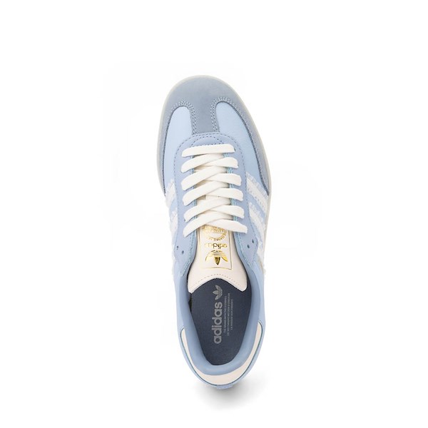 alternate view Womens adidas Samba OG Athletic Shoe - Clear Sky / Tactile Blue / Off WhiteALT2