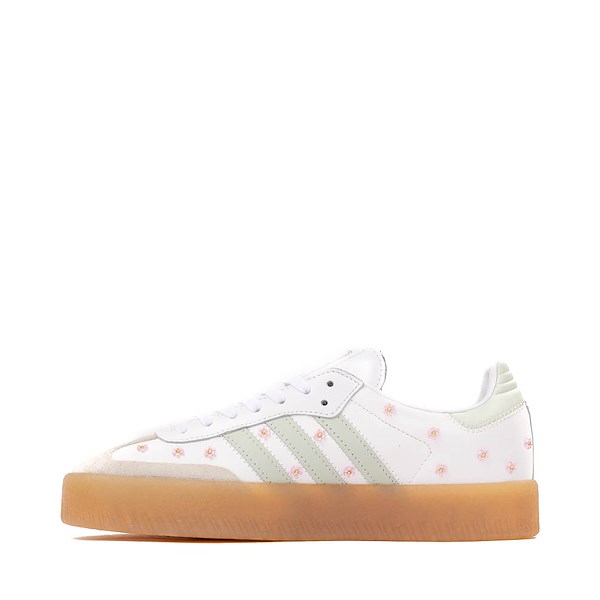 alternate view Womens adidas Sambae Athletic Shoe - White / Linen Green / GumALT1