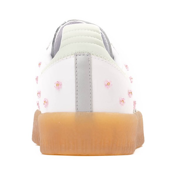 alternate view Womens adidas Sambae Athletic Shoe - White / Linen Green / GumALT4