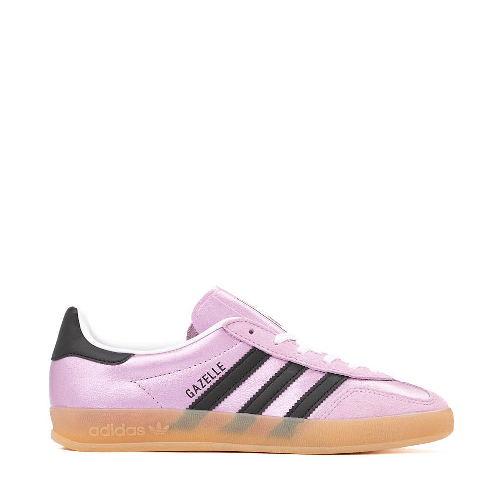 Womens adidas Gazelle Indoor Athletic Shoe - Metallic Bliss Lilac / Black / Gum