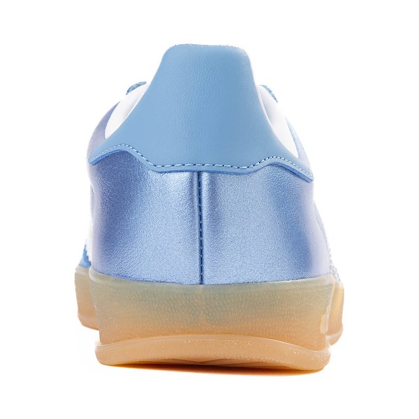 alternate view Womens adidas Gazelle Indoor Athletic Shoe - Metallic Blue / White / GumALT4