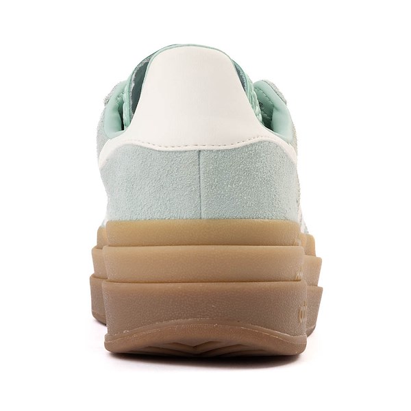 alternate view Womens adidas Gazelle Bold Athletic Shoe - Ash Green / Off White / GumALT4
