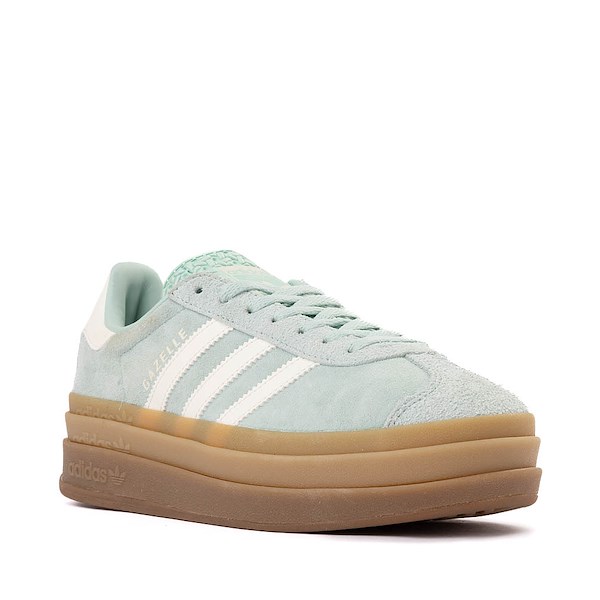 alternate view Womens adidas Gazelle Bold Athletic Shoe - Ash Green / Off White / GumALT5