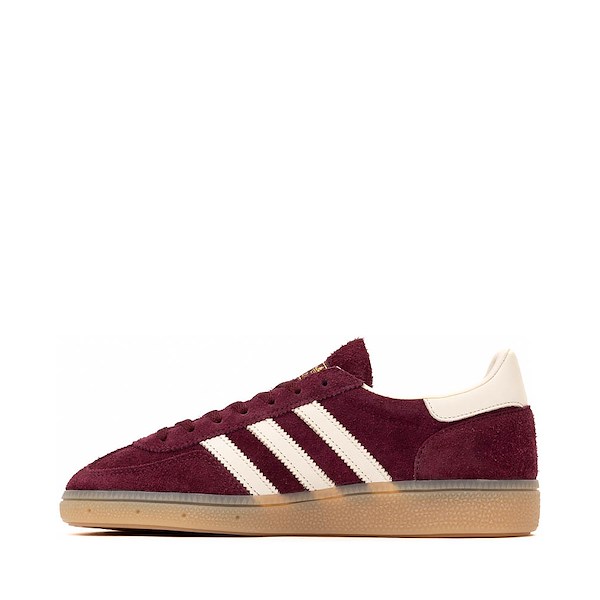 alternate view Womens adidas Handball Spezial Athletic Shoe - Maroon / Cream White / Gold MetallicALT1