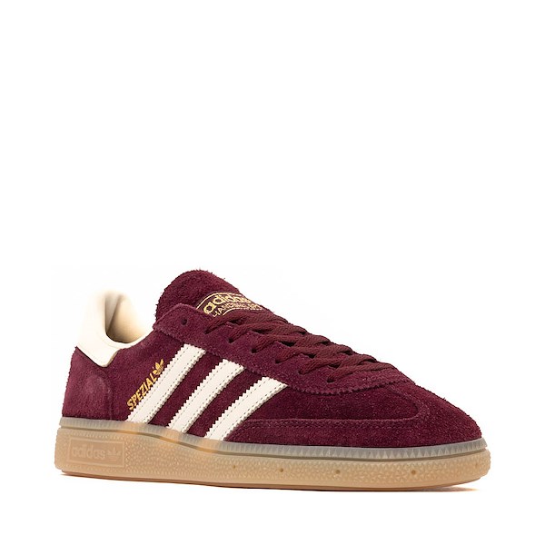 alternate view Womens adidas Handball Spezial Athletic Shoe - Maroon / Cream White / Gold MetallicALT5