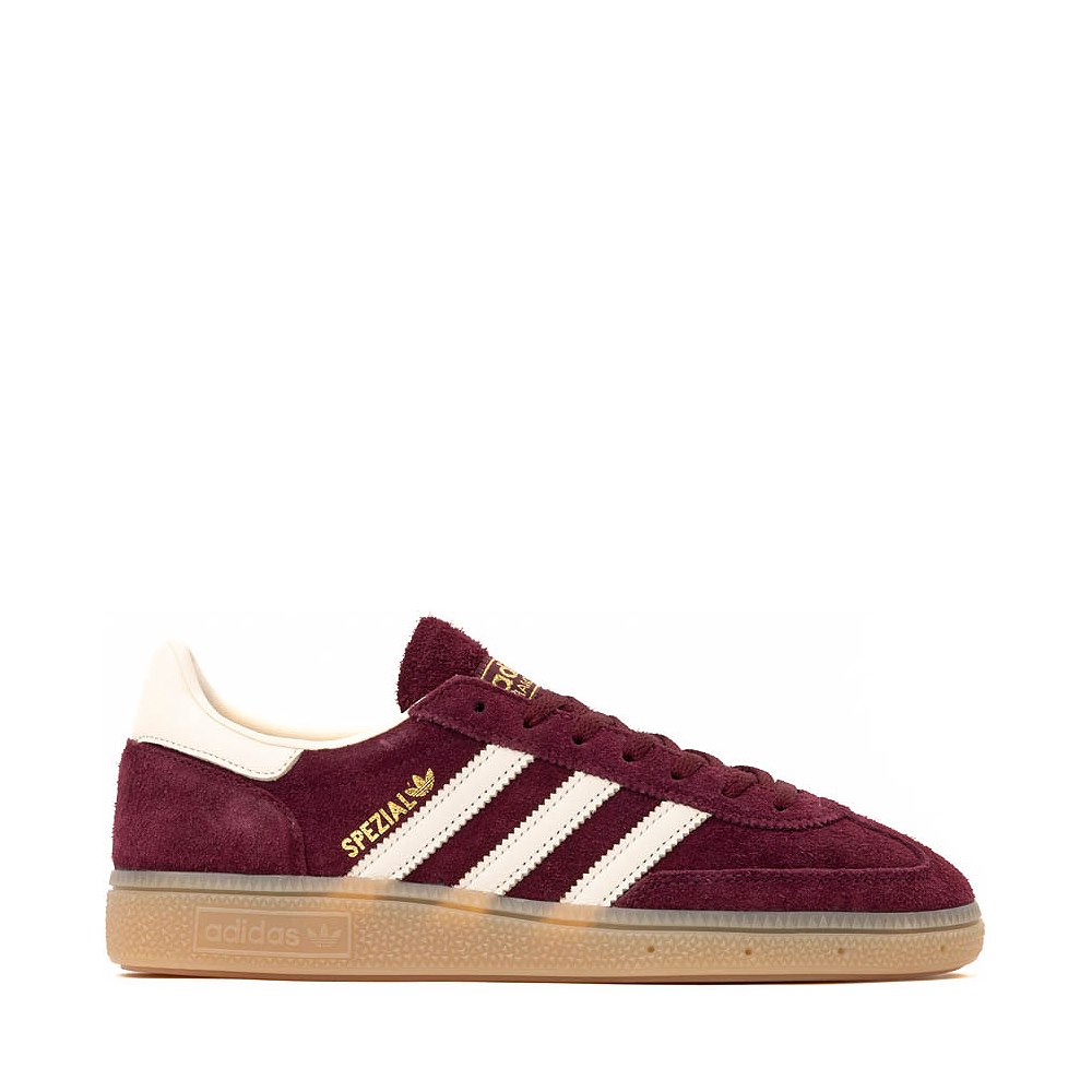 Womens adidas Handball Spezial Athletic Shoe - Maroon / Cream White / Gold Metallic