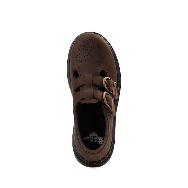 alternate view Dr. Martens 8065 Mary Jane Casual Shoe - Little Kid / Big Kid - BrownALT2