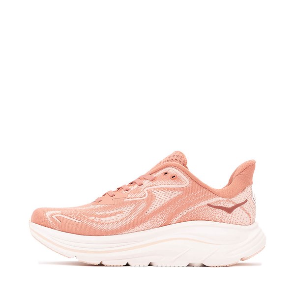 alternate view Womens HOKA Clifton 10 Athletic Shoe - Blush / Rose LatteALT1