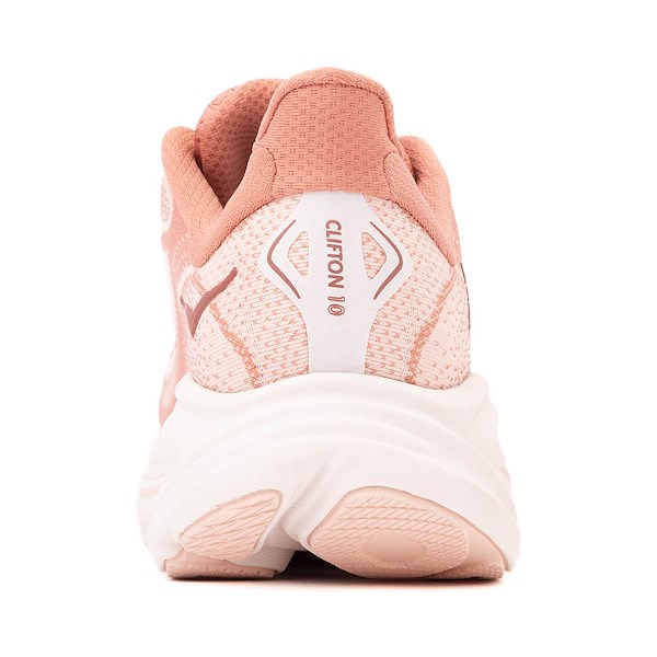 alternate view Womens HOKA Clifton 10 Athletic Shoe - Blush / Rose LatteALT4