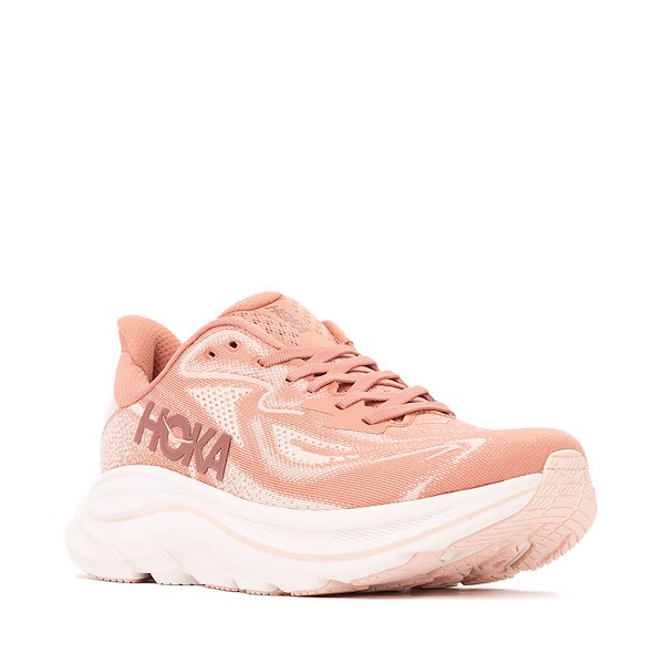 alternate view Womens HOKA Clifton 10 Athletic Shoe - Blush / Rose LatteALT5