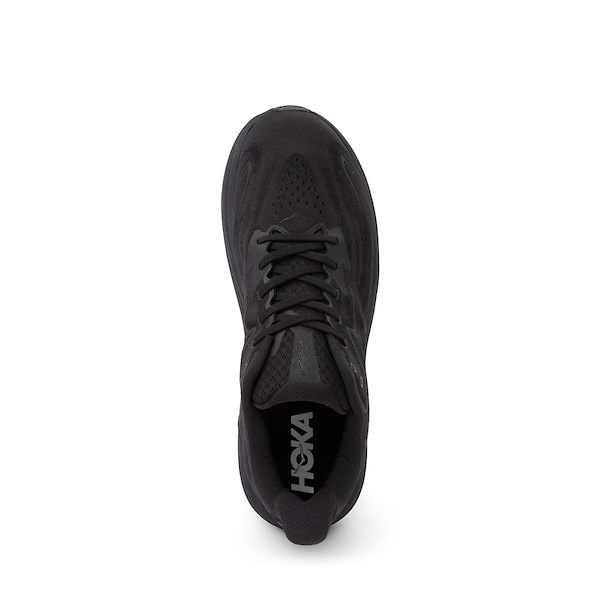 alternate view Mens HOKA Clifton 10 Athletic Shoe - Black / BlackALT2