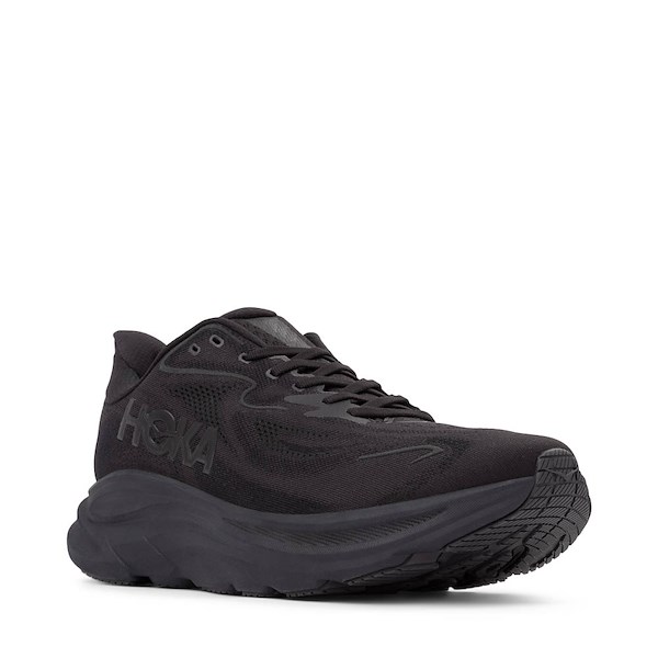 alternate view Mens HOKA Clifton 10 Athletic Shoe - Black / BlackALT5