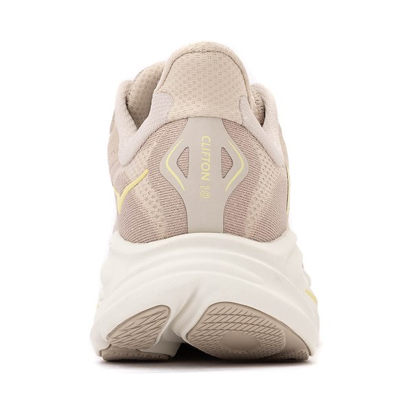 alternate view Mens HOKA Clifton 10 Athletic Shoe - Linen / StoneALT4
