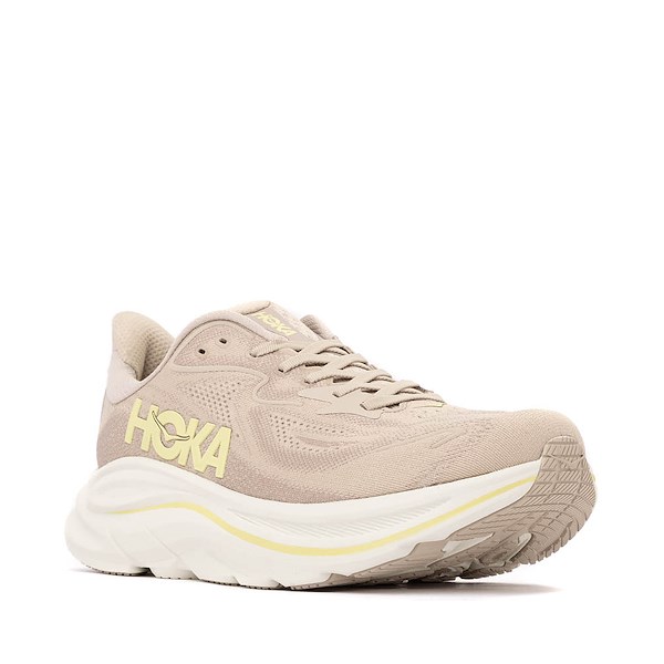 alternate view Mens HOKA Clifton 10 Athletic Shoe - Linen / StoneALT5