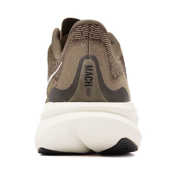alternate view Mens HOKA Mach 6 Athletic Shoe - Antique Olive / Truffle SaltALT4