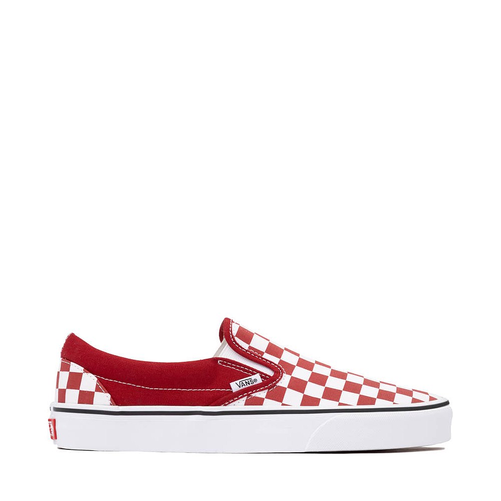 Vans Slip-On Checkerboard Skate Shoe - Chili Pepper