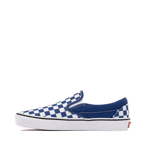 alternate view Vans Slip-On Checkerboard Skate Shoe - True BlueALT1