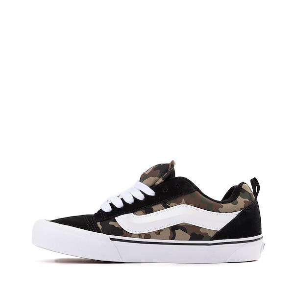 alternate view Vans Knu Skool Skate Shoe - Black / CamoALT1