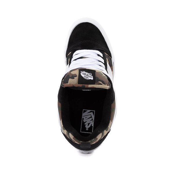 alternate view Vans Knu Skool Skate Shoe - Black / CamoALT2