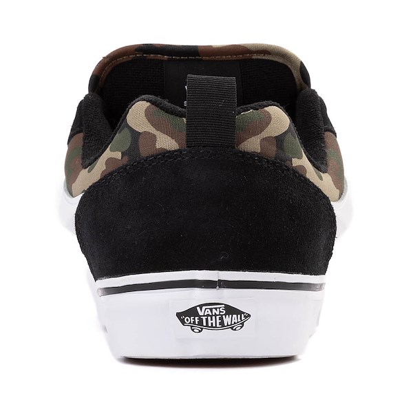 alternate view Vans Knu Skool Skate Shoe - Black / CamoALT4