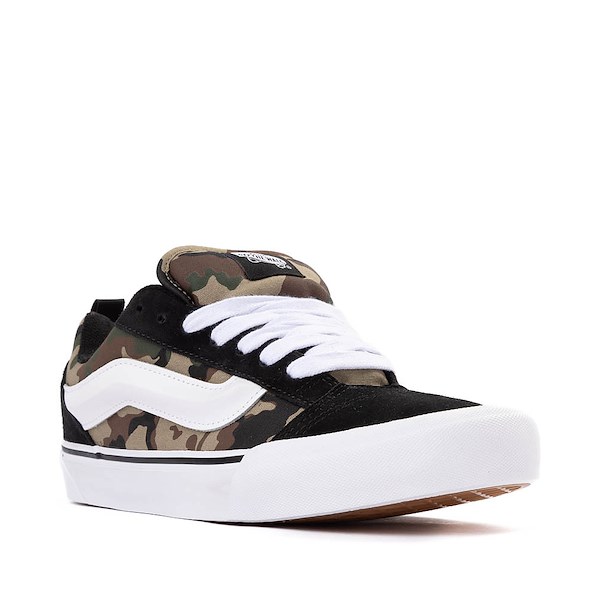 alternate view Vans Knu Skool Skate Shoe - Black / CamoALT5