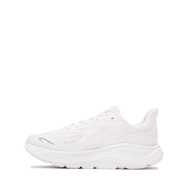alternate view HOKA Clifton 10 Athletic Shoe - Big Kid - WhiteALT1