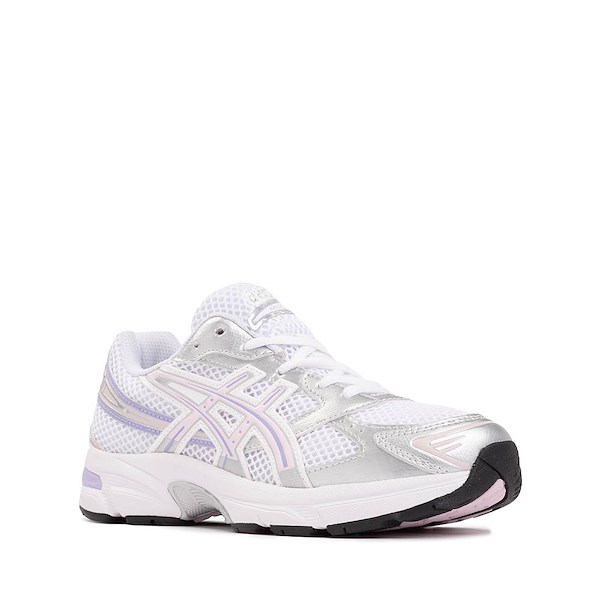 alternate view ASICS Gel-1130 Athletic Shoe - Big Kid - White / CosmosALT5