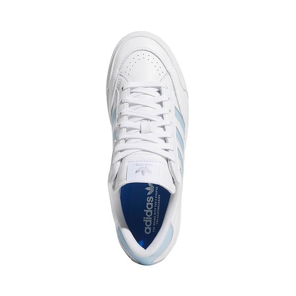 alternate view adidas Nora Skate Shoe - White / Clear Sky / Silver MetallicALT2