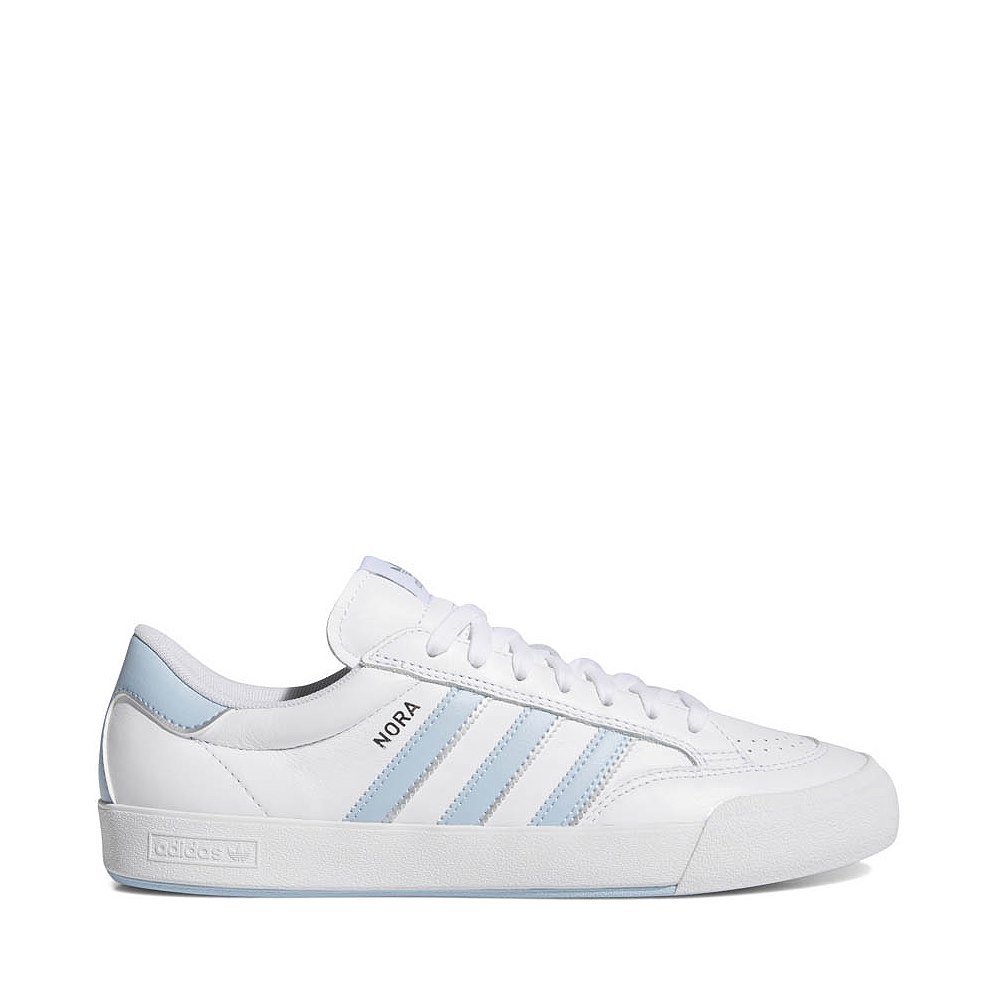 adidas Nora Skate Shoe - White / Clear Sky / Silver Metallic