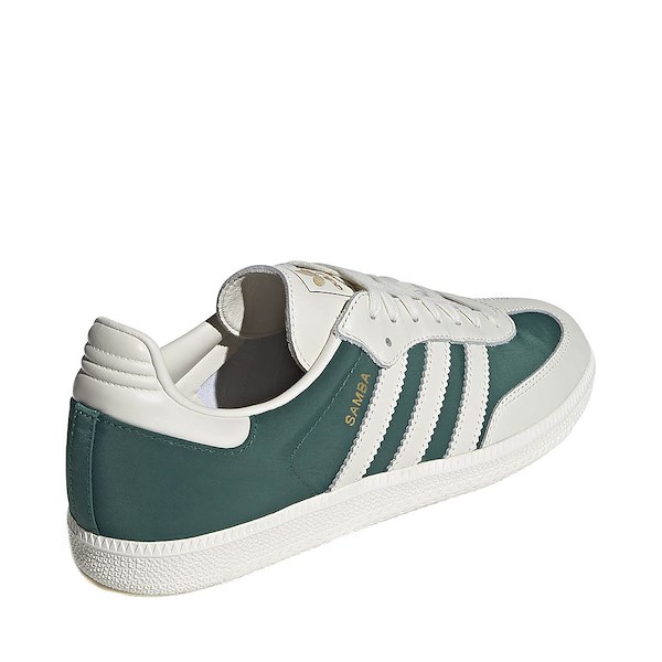 alternate view Mens adidas Samba OG Athletic Shoe - Off White / Off White / Collegiate GreenALT4
