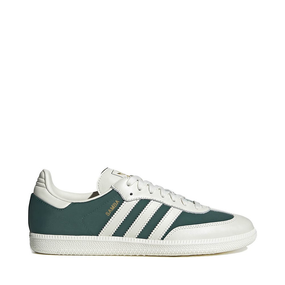Mens adidas Samba OG Athletic Shoe - Off White / Off White / Collegiate Green
