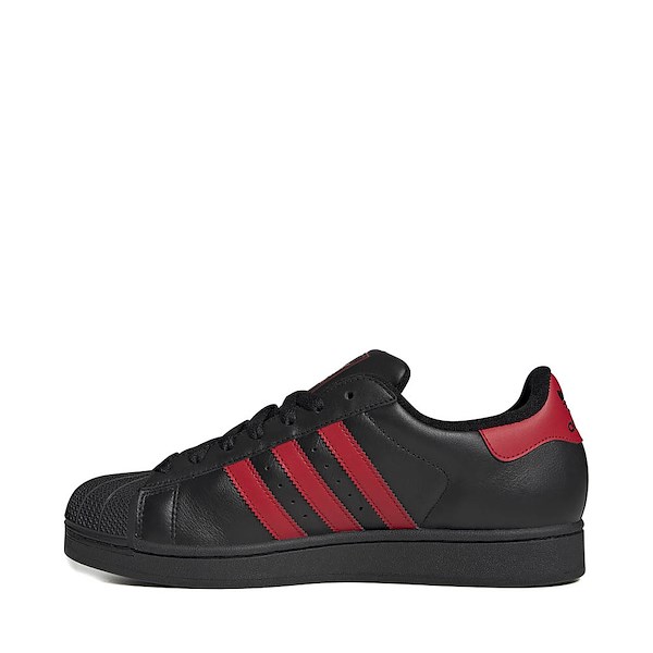 alternate view adidas Superstar II Athletic Shoe - Core Black / Better Scarlet / Core BlackALT1