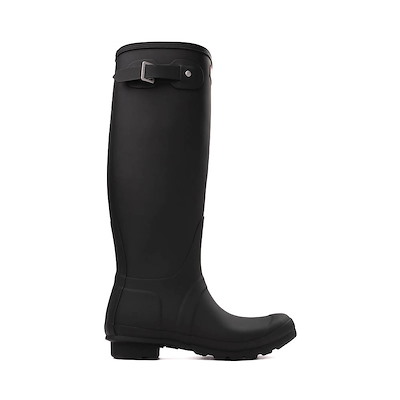 Womens Hunter Wales Rain Boot - Black