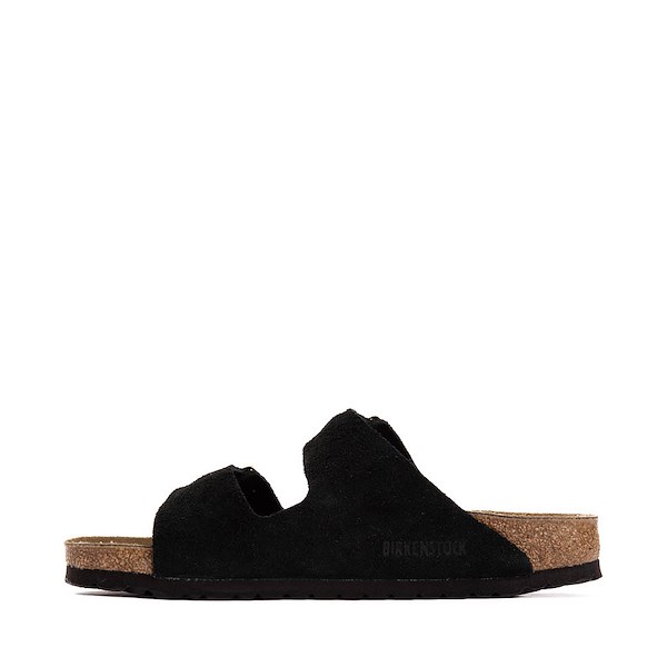 alternate view Womens Birkenstock Arizona Slide Sandal - Shimmering BlackALT1