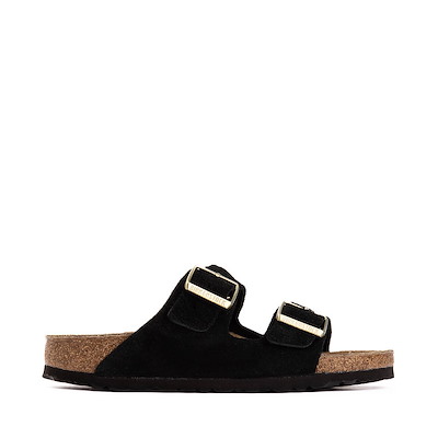 Womens Birkenstock Arizona Slide Sandal - Black | Journeys
