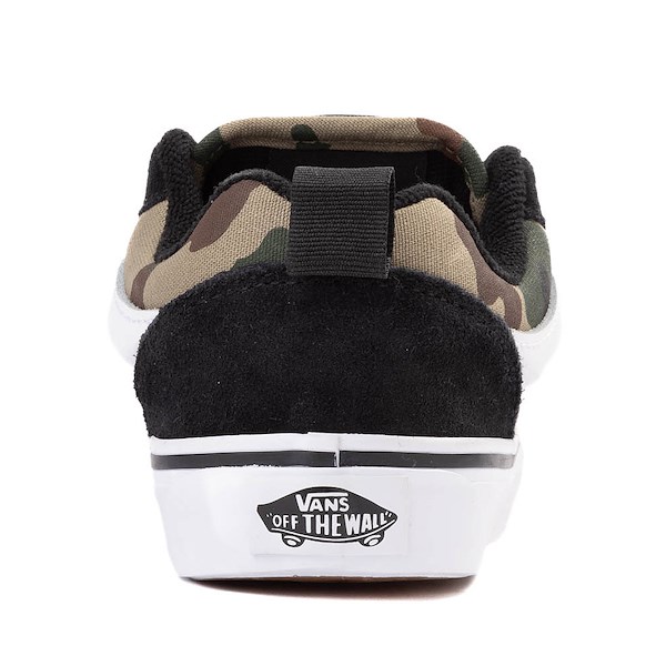 alternate view Vans Knu Skool Skate Shoe - Little Kid - Black / CamoALT4