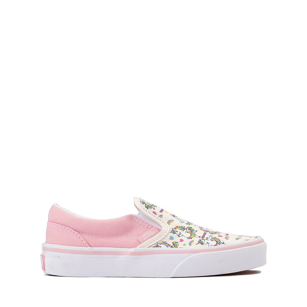 Vans Slip-On Skateicorn Skate Shoe - Little Kid - Marshmallow / Pink