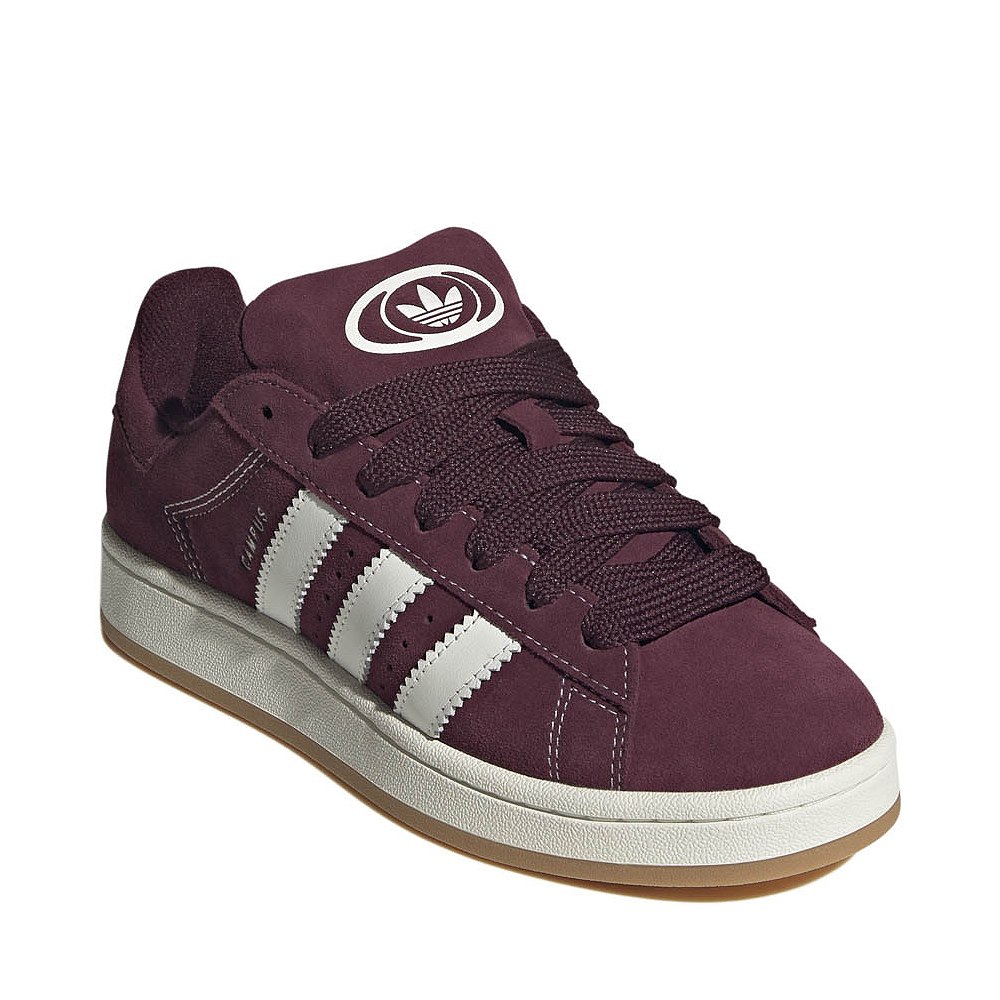 maroon adidas campus