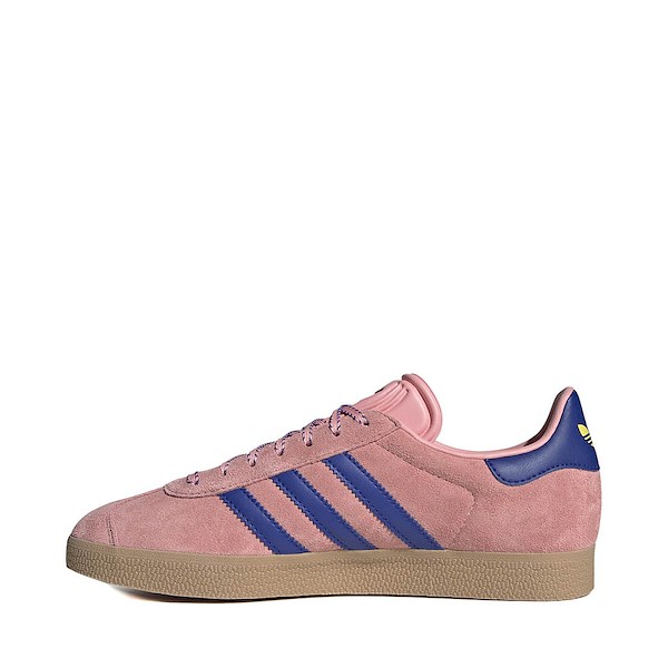alternate view Womens adidas Gazelle Athletic Shoe - Semi Pink Spark / Lucid Blue / Pure SulfurALT1