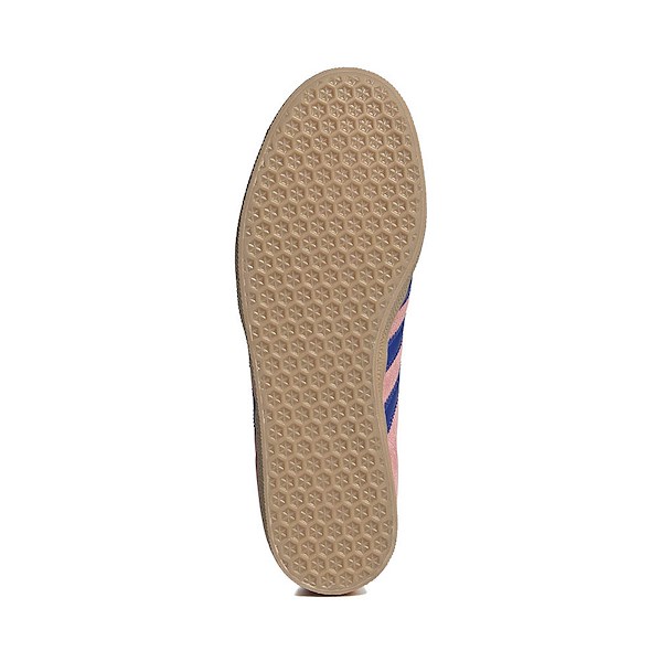 alternate view Womens adidas Gazelle Athletic Shoe - Semi Pink Spark / Lucid Blue / Pure SulfurALT3